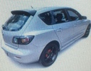 [216-1964 UQ ] DEPO - TAIWAN / STOP TRASERO DERECHO MAZDA 3  2003-2005 (HATCHBACK)