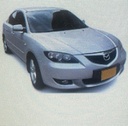 [216-1149 LD EM 2] FAROLA DERECHA MAZDA 3  2003-2006 (HATCHBACK)