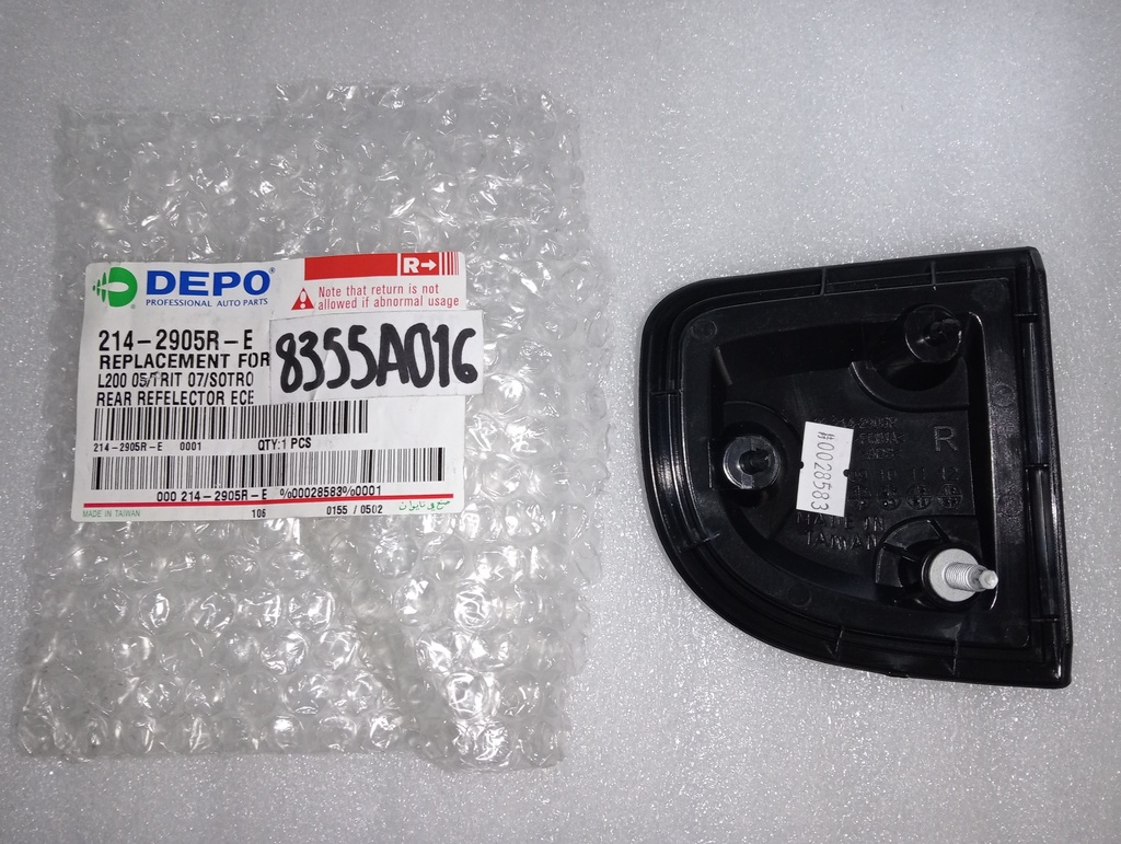 [214-2905R] - DEPO-TAIWAN | REFLECTOR TRASERO DERECHO MITSUBISHI SPORTERO