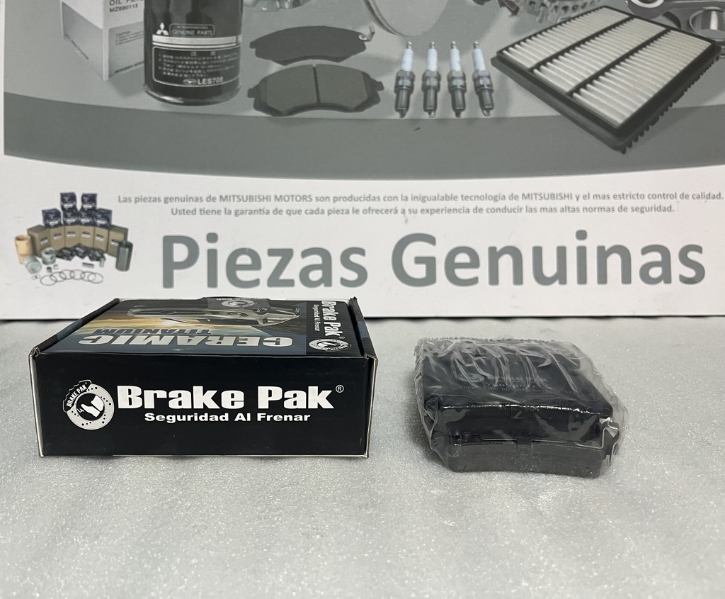 [7602-BPTC] - BRAKE PAK | PASTILLAS FRENOS TRASEROS MITSUBISHI MONTERO SPORT 2017/ (CERAMICA-TITANIUM)