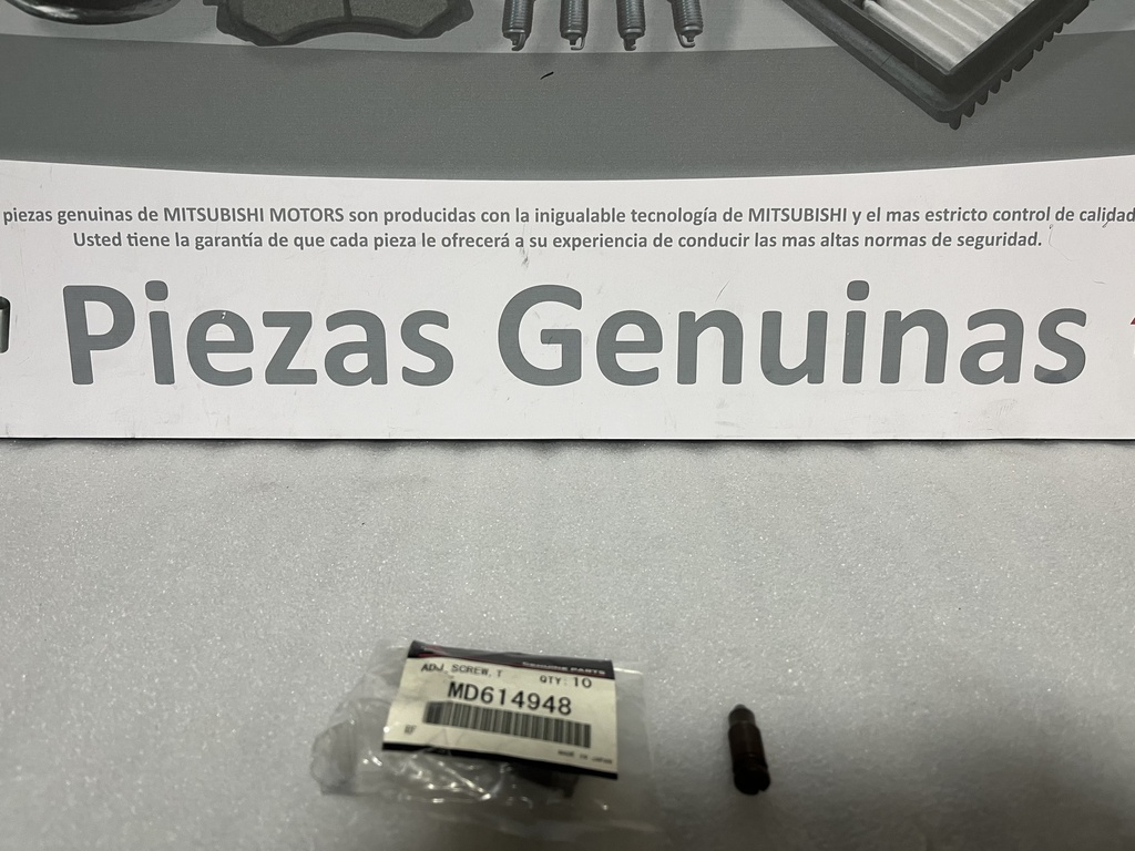 [MD614948] - MITSUBISHI | TORNILLO VALVULA INYECCION.SPACE/98 /MONTERO / LANCER