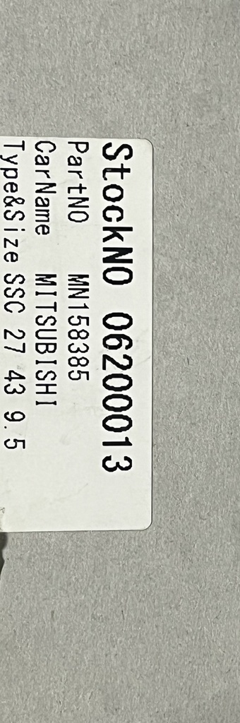 [MN158385] - THO | RETEN TAPA VALVULAS MITSUBISHI L200 / SPORTERO / NATIVA