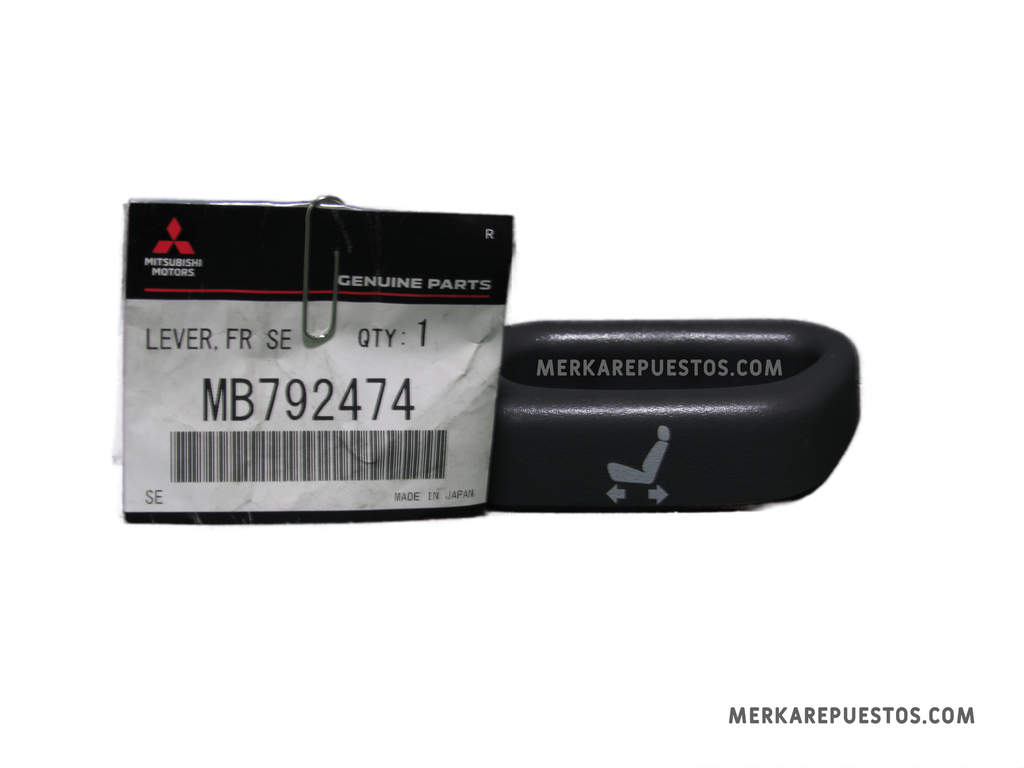 [MB792474] - MITSUBISHI | PERILLA CORREDERA ASIENTO MONTERO LADO DERECHO (GRIS)