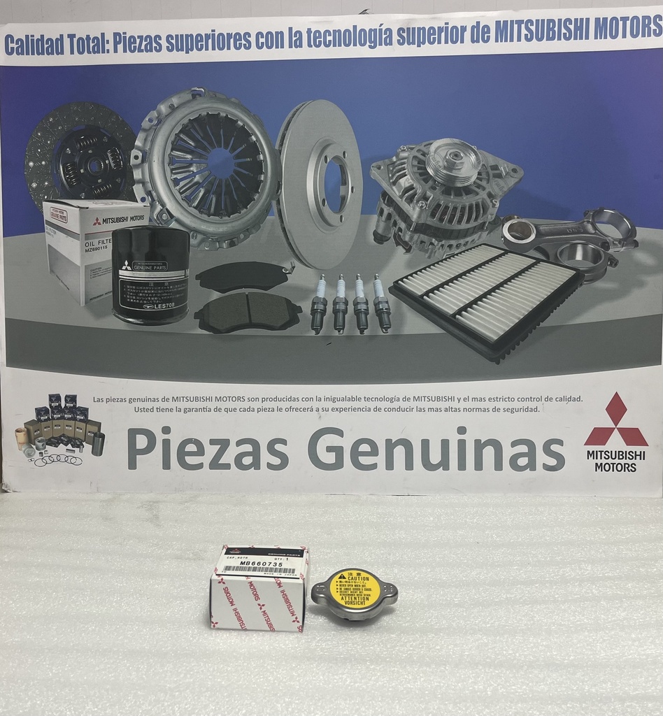 [MB660735] - MITSUBISHI | TAPA RADIADOR MEDIANA (MONTERO,L-300 etc.) (NORMAL)