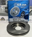 [4615A223] - BEX-USA | DISCO FRENO DELANTERO MITSUBISHI MONTERO SPORT 2017/ (6 huecos) D=320 / Espesor= 28mm / 