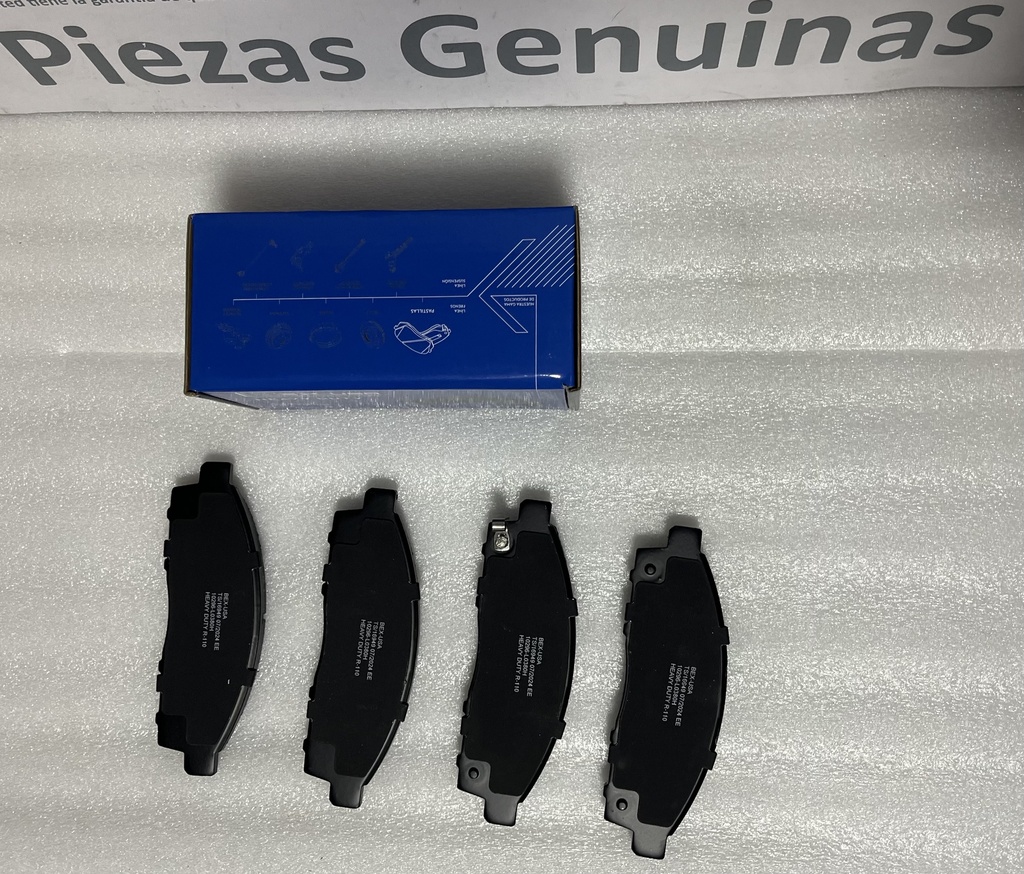 [10296-L0380H ] - BEX-USA | PASTILLAS DELANTERAS FRENOS  NEW NATIVA / SPORTERO 2.5 / 3.2 (HEAVY DUTY)