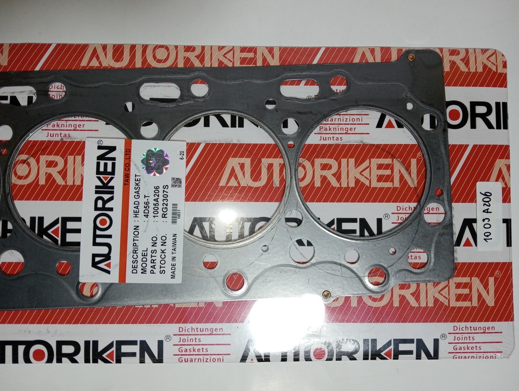 [1005A207] - AUTORIKEN | EMPAQUE CULATA MITSUBISHI SPORTERO 2.5 / MOTOR 4D56   (T=1.05  C)