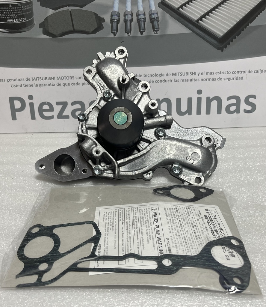 [MD972004] - AISIN - JAPON | BOMBA AGUA MITSUBISHI MONTERO V6-3000 / 93 / L146W  (BOMBA COMPLETA CON LA BASE)