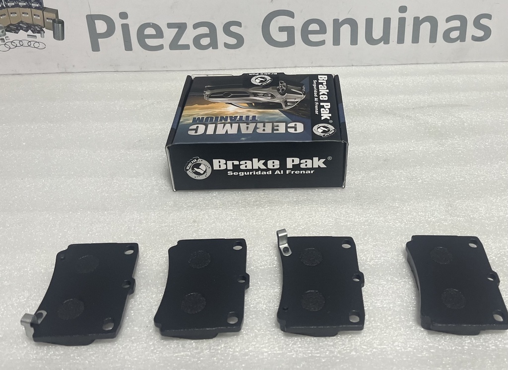 [7602-BPTC] - BRAKE PAK | PASTILLAS FRENOS TRASEROS MITSUBISHI MONTERO SPORT 2017/ (CERAMICA-TITANIUM)