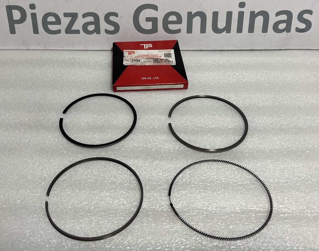 [33454] - TP | ANILLOS MOTOR MITSUBISHI SPORTERO 2.5 MOTOR 4D56 16V  / 2012 (2.5/2.0/3.0) 91mm (JUEGO POR PISTON)