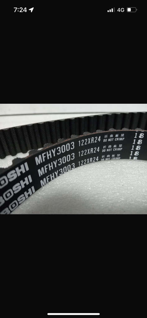 [122XR24] - MITSUBOSHI  | CORREA REPARTICION MITSUBISHI L-300 (122 DIENTE REDONDO) 