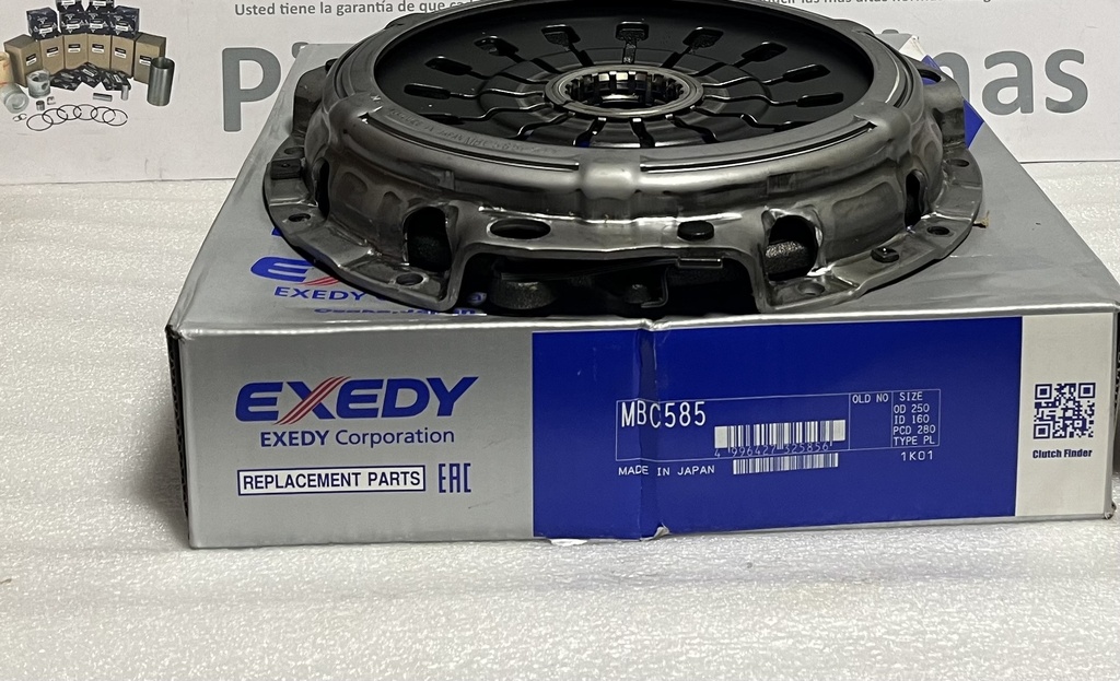 [MBC-585] - DAYKIN EXEDY | PRENSA CLUTCH MITSUBISHI MONTERO V6-3500 / NATIVA K97/ MONTERO 3.8