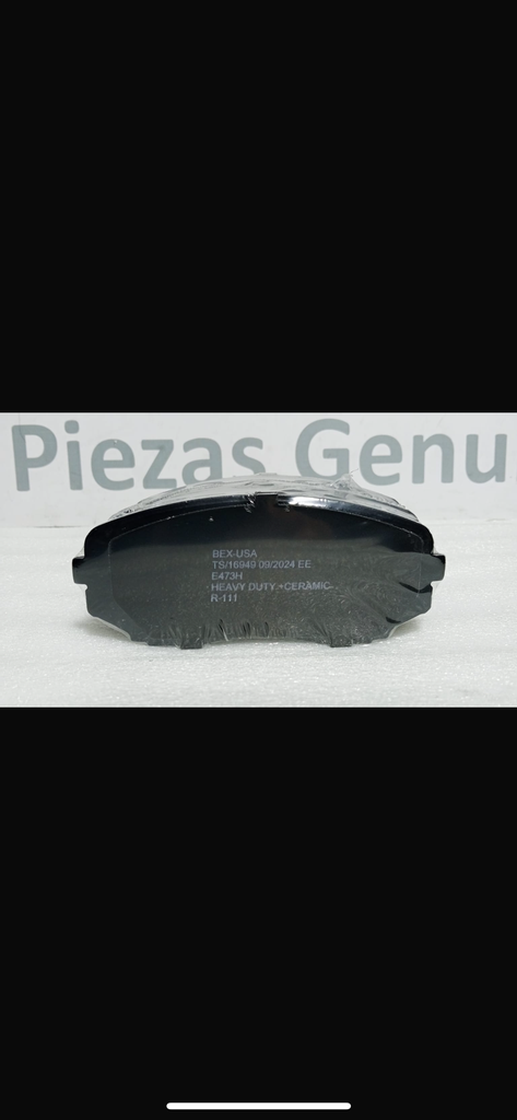 [E473H / 8377] - BEX-USA | PASTILLAS FRENOS DELANTEROS MONTERO SPORT (HEAVY DUTY) 