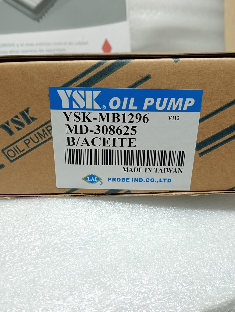[MD308625-23] - YSK-TAIWAN | BOMBA ACEITE MITSUBISHI NATIVA 3.0 GASOLINA