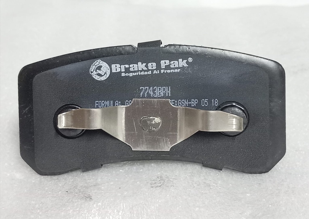[7743]  4605A487  - BRAKE PAK | PASTILLAS FRENOS TRASEROS MITSUBISHI ASX / NEW MONTERO V6-3500 / LANCER 2008 / OUTLANDER
