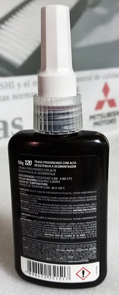 [7898472251517] - TRABA ROSCAS FUERZA ALTA 50GR /120 ROSCA 