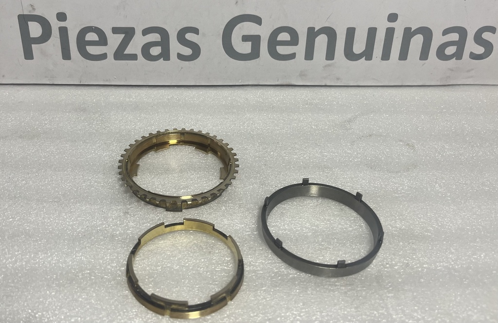 [ME581153]- JMC - TAIWAN - BRONCE SINCRONIZADOR 1RA Y 2DA  MITSUBISHI V6-3000 / NATIVA (3 PIEZAS)