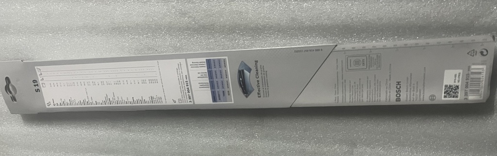 B19"-PLUMILLAS BOSCH - LIMPIABRISAS 19"	BOSCH-LIMPIABRISAS C/U	
