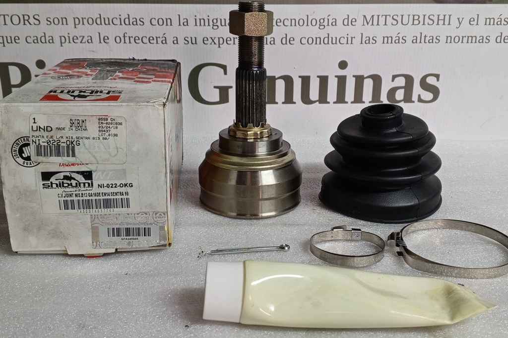 [NI-022-OKG] - SHIBUMI CHINA | PUNTA EJE NISSAN SENTRA B13 / 90  L/R