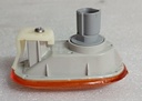 [214-1405N] - DEPO-TAIWAN | LAMPARA DIRECCIONAL LATERAL GUARDAFANGO MITSUBISHI LANCER (AMARILLA - OVALADA)