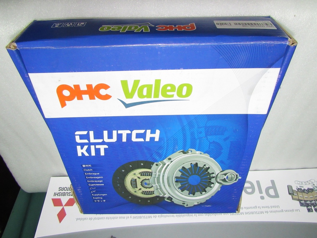 [KMB-15B] - VALEO - KOREA | CONJUNTO CLUTCH  MITSUBISHI (2 PIEZAS) + BALINERA MONTERO STD 4G54 2,600 c.c (225mm) / L300 / V11W