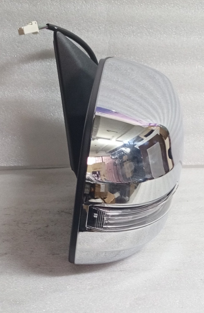 [ 7632B838 ]  NIKKO - ESPEJO EXTERIOR DERECHO MITSUBISHI SPORTERO 2017- (TAPA CROMADA)