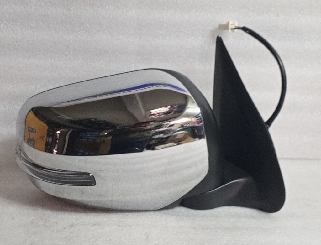 [ 7632B838 ]  NIKKO - ESPEJO EXTERIOR DERECHO MITSUBISHI SPORTERO 2017- (TAPA CROMADA)