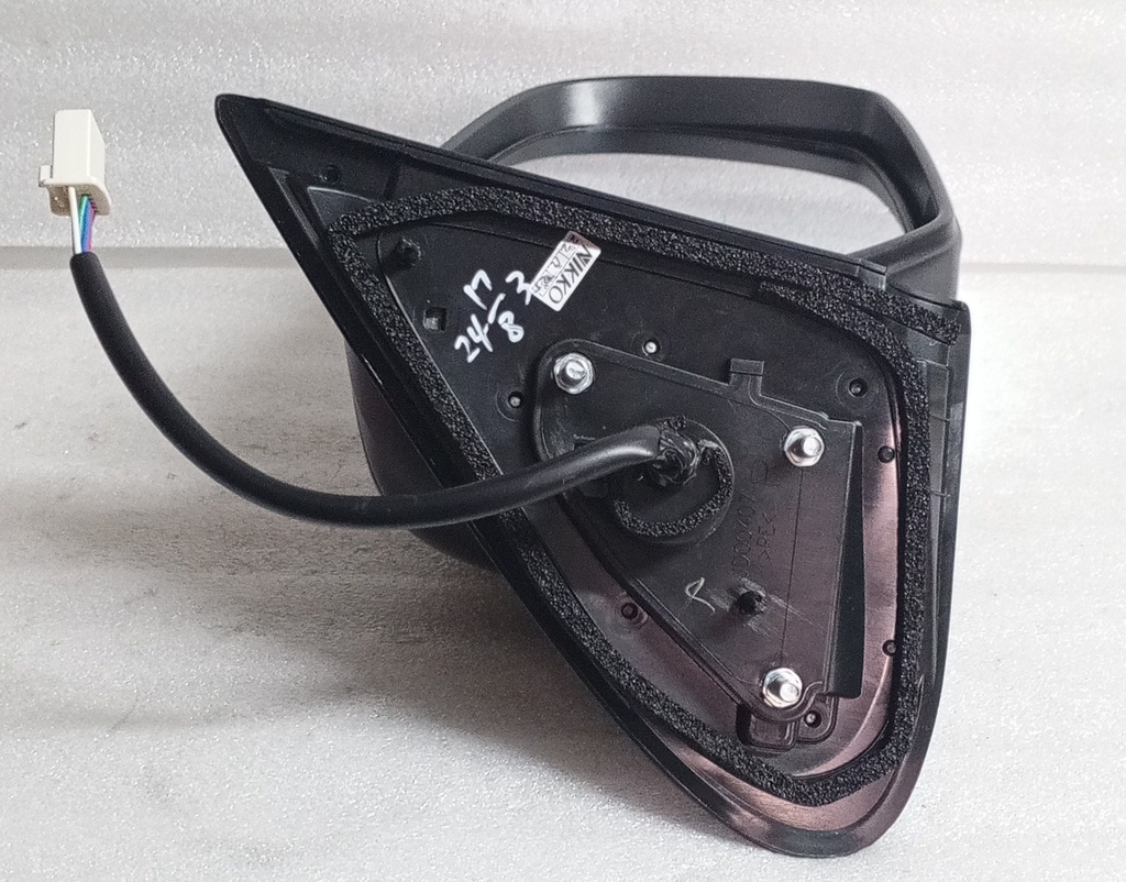 [ 7632B838 ]  NIKKO - ESPEJO EXTERIOR DERECHO MITSUBISHI SPORTERO 2017- (TAPA CROMADA)