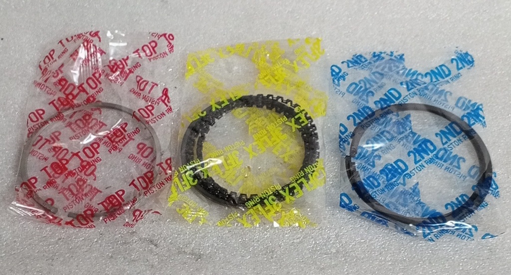 [33897 (0.75) ] - TP | ANILLOS MOTOR MITSUBISHI LANCER 1300 4G13 (0.75) CB1A (1.2/1.5/3.0) 71mm PLANO (USAR PISTONES M7105)