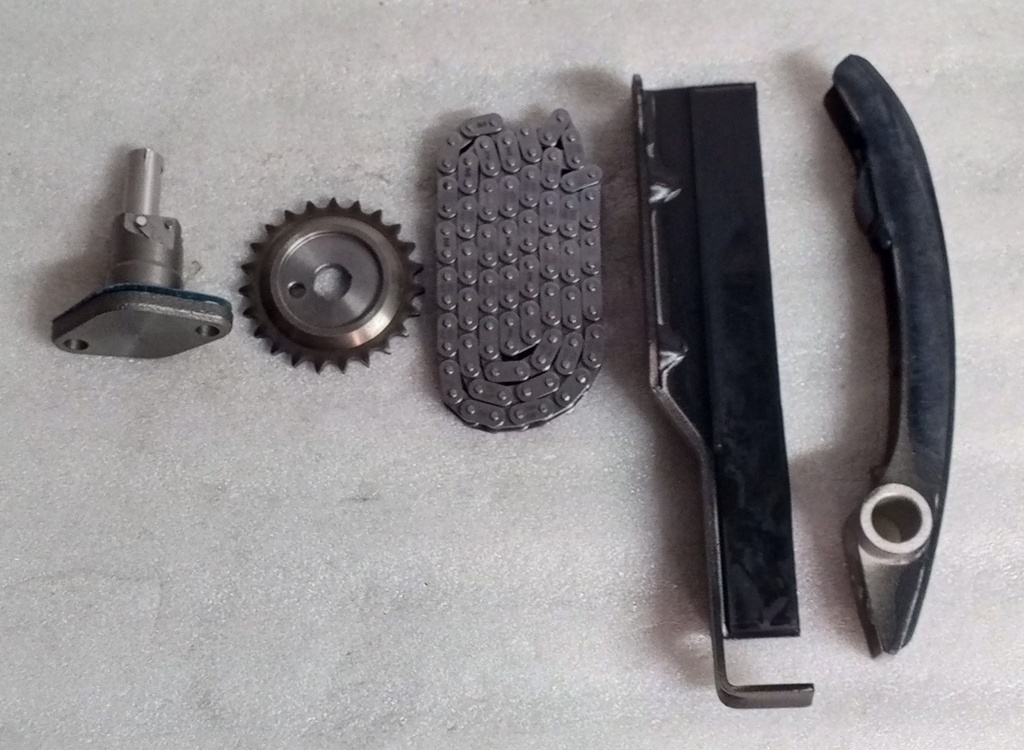 [ME090012-ME190013-ME190016- ME203099  ME200248]- OSK-JAPON | KIT CADENA REPARTICION MITSUBISHI NATIVA MOTOR 4M40 (5 PZS) (CADENA SENCILLA)