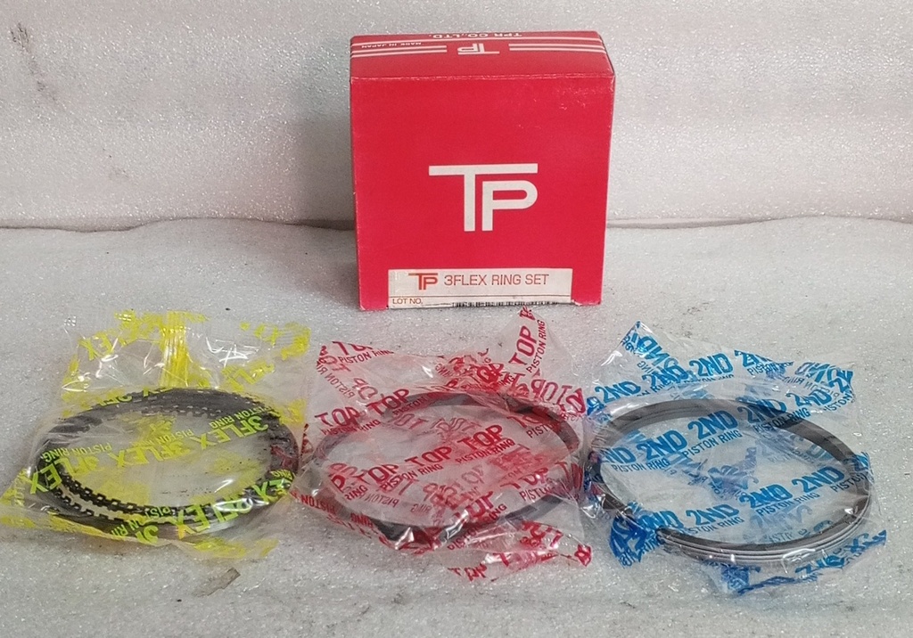 [33902-0.50] - TP | ANILLOS MOTOR MITSBISHI LANCER MOTOR 4G92 1600 (0.50)1.2/1.2/2.8 CK4A/CJ4A / MONT-IO USAR PIST M8110 (81mm)