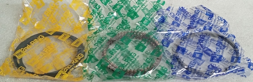 [20004-22 (STD)] - RIK-JAPON | ANILLOS MOTOR MITSUBISHI LANCER 1300 4G13 (1.00) CB1A (1.2/1.5/3.0) 71mm PLANO (USAR PISTONES M7105)