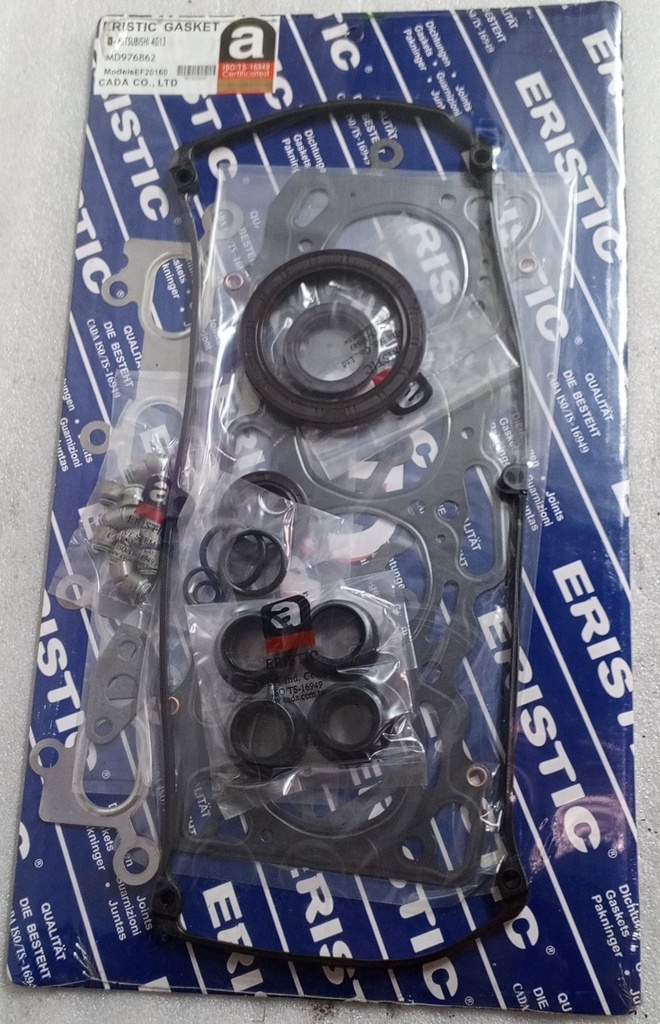 [EF20160-3 ] - ERISTIC | EMPAQUETADURA MOTOR MITSUBISHI LANCER CS1A 1.3 4G13 SOHC 16V (ACERO CAPA SENCILLA)