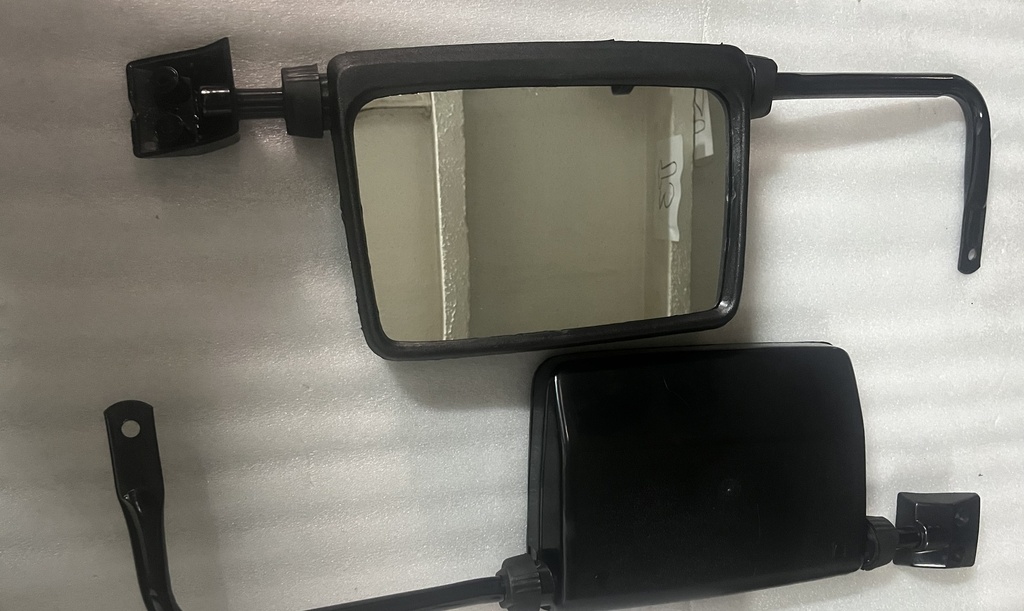 [MB476425] - NIKKO | JUEGO DE  ESPEJOS MITSUBISHI MONTERO STD IZQ/DER (BRAZO LARGO) NEGRO