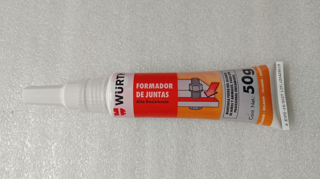 [893518051] WURTH-FORMADOR DE JUNTAS ALTA RESISTENCIA-SUSTITUYENTE DE EMPAQUES 50G