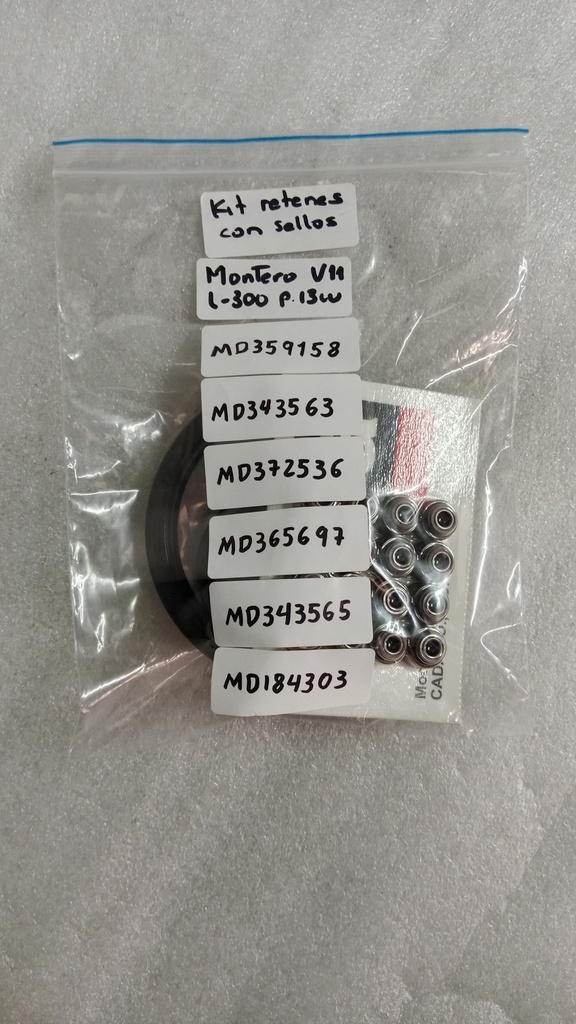 [KIT RETENEDORES CON SELLOS MONTERO V-11] ERISTIC - KIT RETENEDORES CON SELLOS MONTERO V-11  L-300  P13W