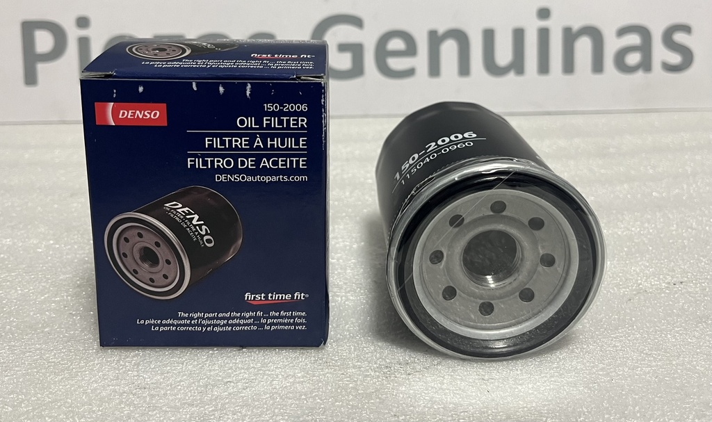 [[MZ690115   MZ691140  MD360935  1230A182] - [ROSCA 20 X 1.5  1230A182]] [150-2006] - DENSO | FILTRO ACEITE MITSUBISHI LANCER CS6A (20X1.5)