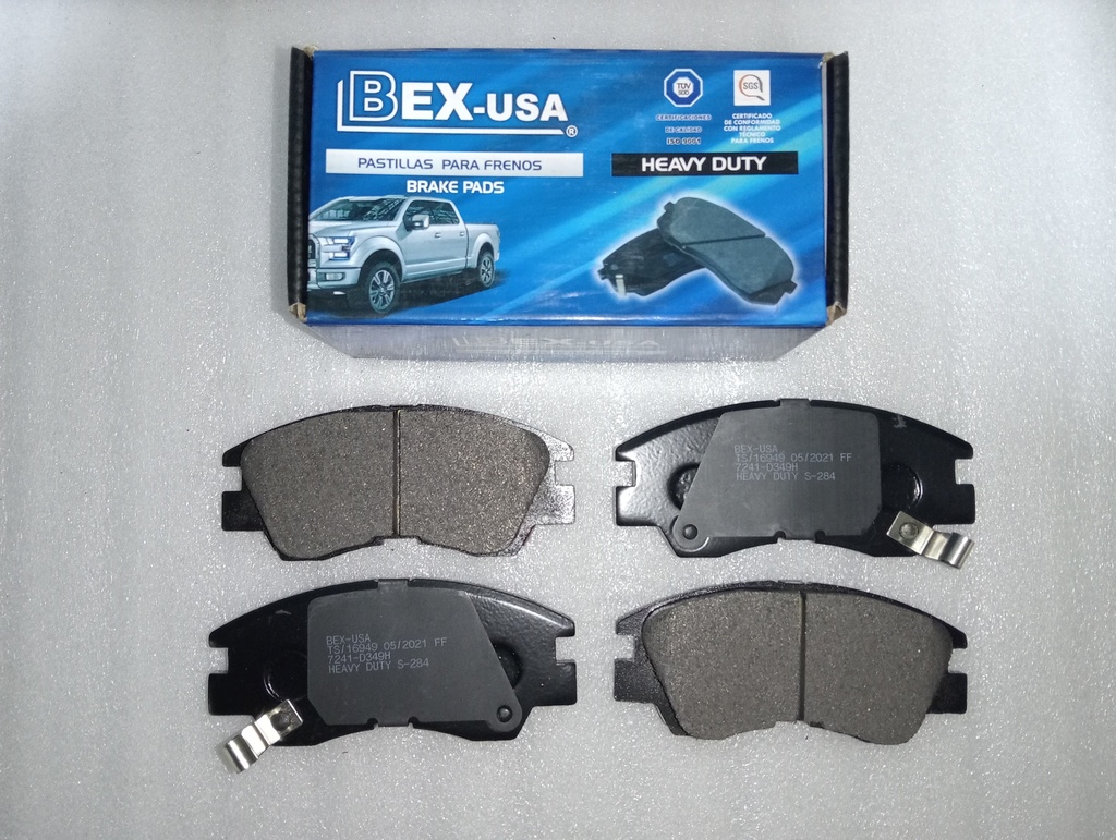 [7241-D349H] - BEX-USA | PASTILLAS FRENOS DELANTEROS MONTERO STD / L300 (HEAVY DUTY)