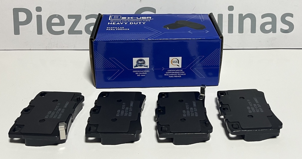 [[4605A783] - [MR307415   MR389575] [7602-D733H]] [7602-D733H] - BEX -USA | PASTILLAS FRENOS TRASEROS MITSUBISHI MONTERO SPORT 2017/ (HEAVY DUTY)