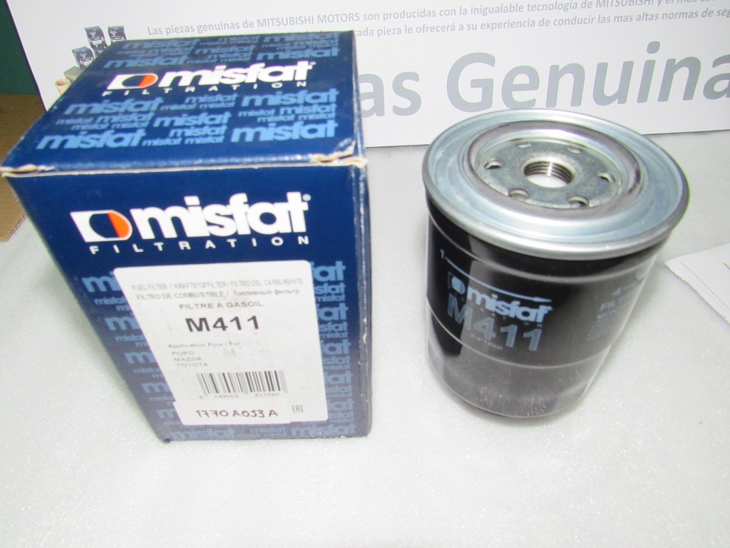 [1770A053] - MISFAT-TUNES | FILTRO COMBUSTIBLE SELLADO SPORTERO 3.2 / 2.5 / NISSAN / TOYOTA
