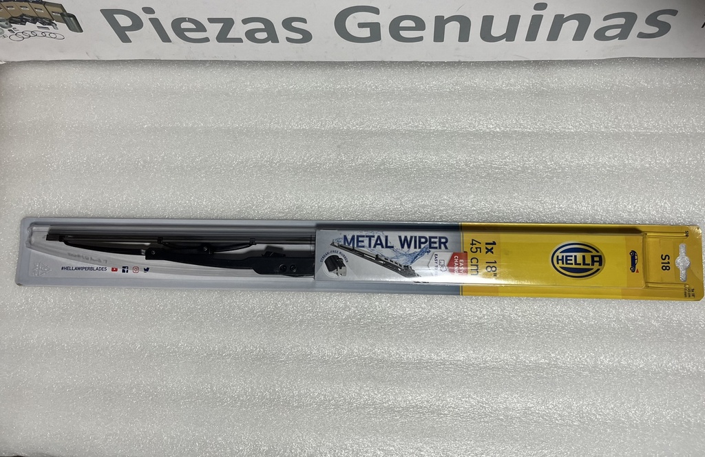 18" -PLUMILLAS HELLA- [9XW398114018] PLUMILLA LIMPIABRISAS 18" C/U