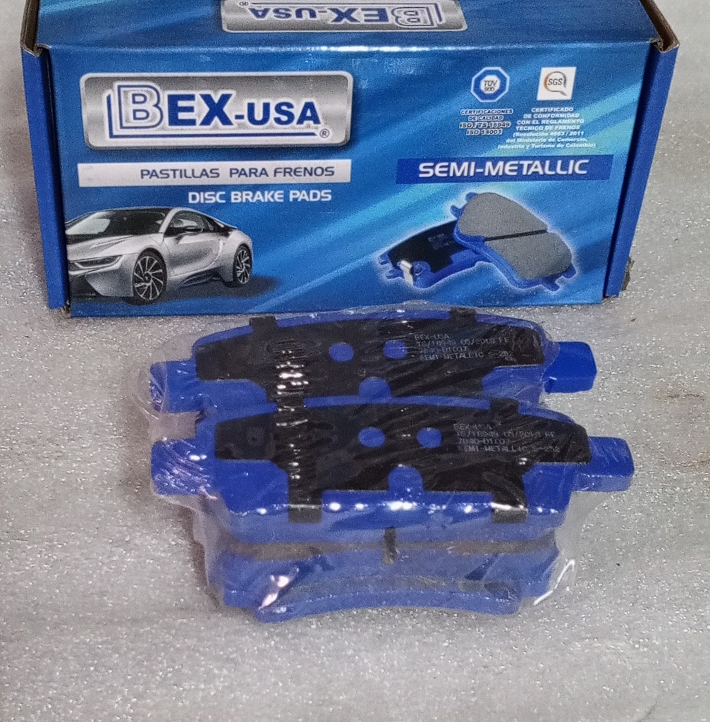 [7940-D1037] - BEX-USA | PASTILLAS FRENOS TRASEROS MITSUBISHI LANCER RALLY ART / JEEP COMPAS