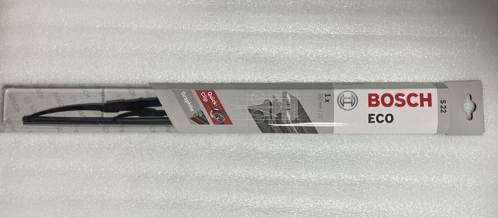 B22"-PLUMILLAS BOSCH - LIMPIABRISAS 22"	BOSCH-LIMPIABRISAS C/U	