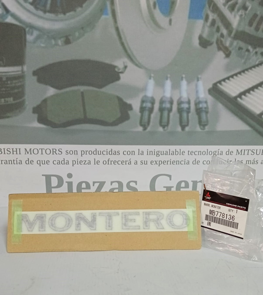 [MB778136] - MITSUBISHI | EMBLEMA MONTERO V12 / 94