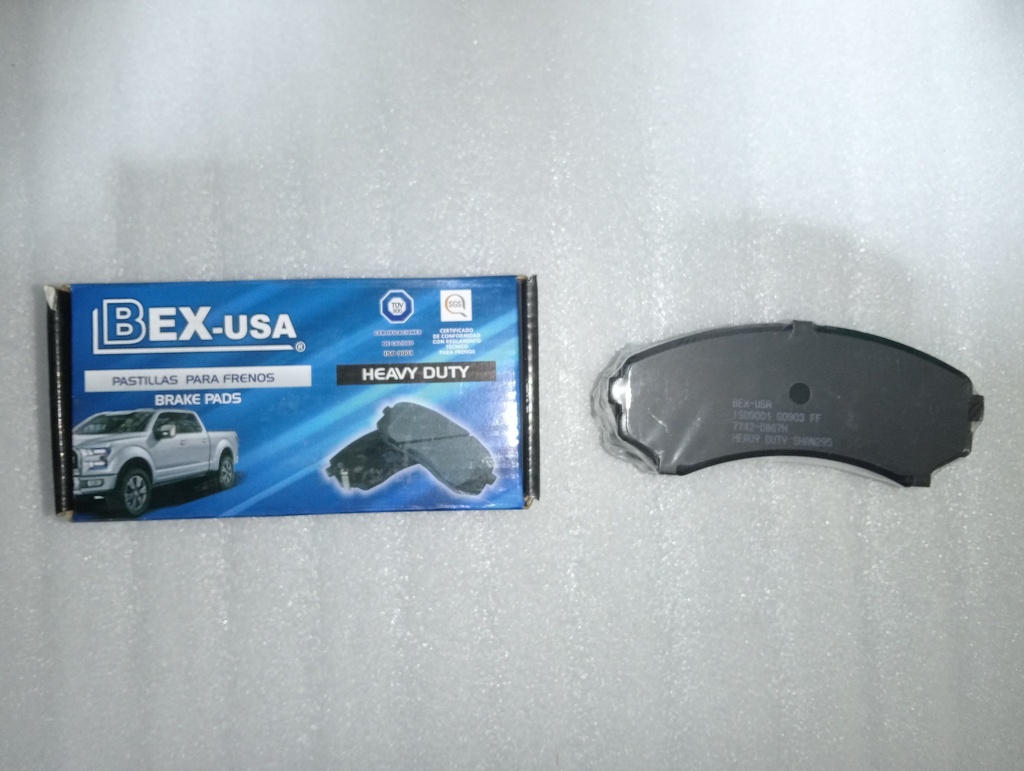 [[HEAVY DUTY MR510539] - [MZ690557  4605A471  D867H]] [7742] - BEX-USA | PASTILLAS FRENOS DELANTERO MITSUBISHI V6 3500 /02 /03