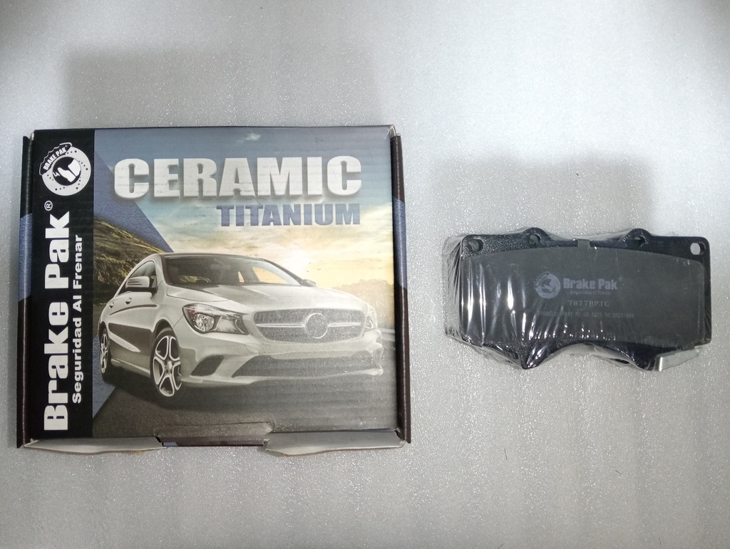 [[4605A472 (CERAMICA)] - [4605B994 4605A481 4605B994]] [7877-BPTC] - BRAKE PAK | PASTILLAS FRENOS DELANTERAS NEW MONTERO / TOYOTA FORTUNER / PRADO / VIGO / RUNNER / PJ CRUISER