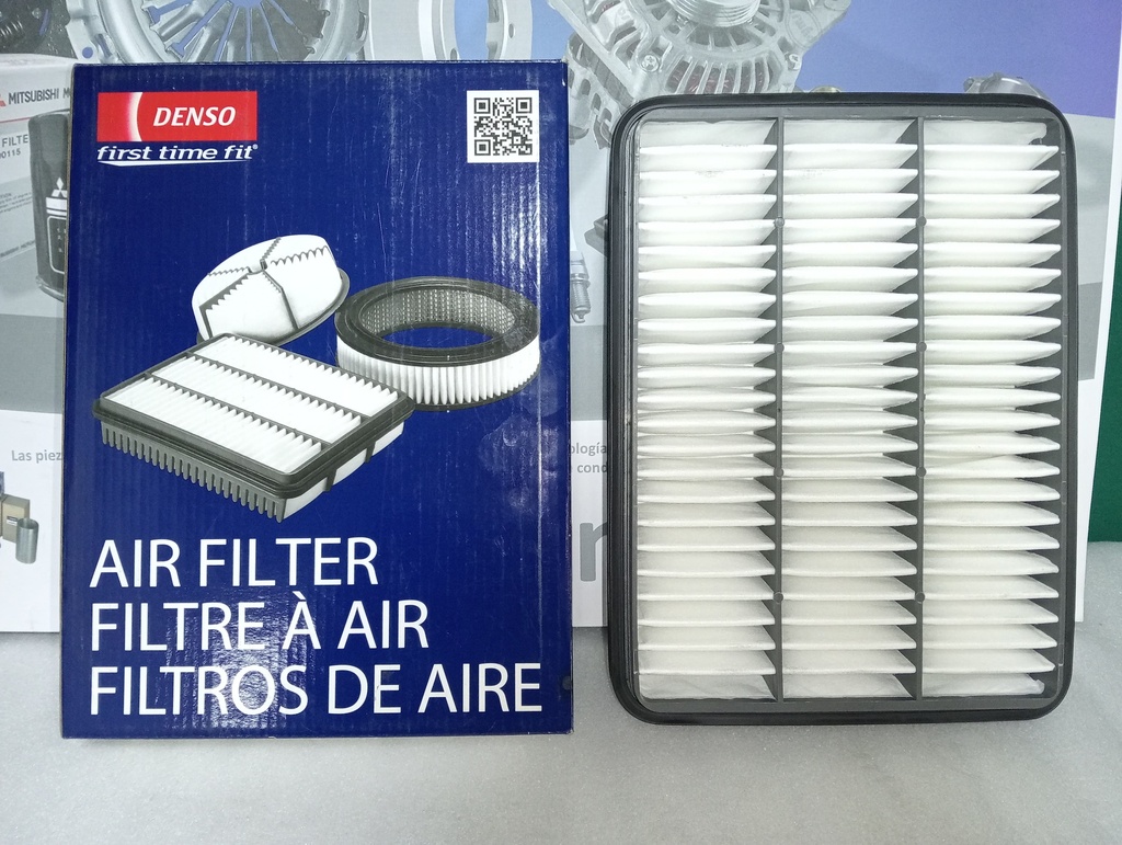 [143-3045] - DENSO | FILTRO AIRE MITSUBISHI TOYOTA PRADO SUMO 2.7 2010 / 2016 / 2TRFE 2010-(largo)
