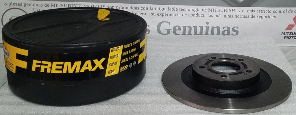 [4615A168 / 4615A125] - FREMAX-BR |  DISCO FRENO TRASERO MITSUBISHI OUTLANDER 2.4 / 2018/ (x1)