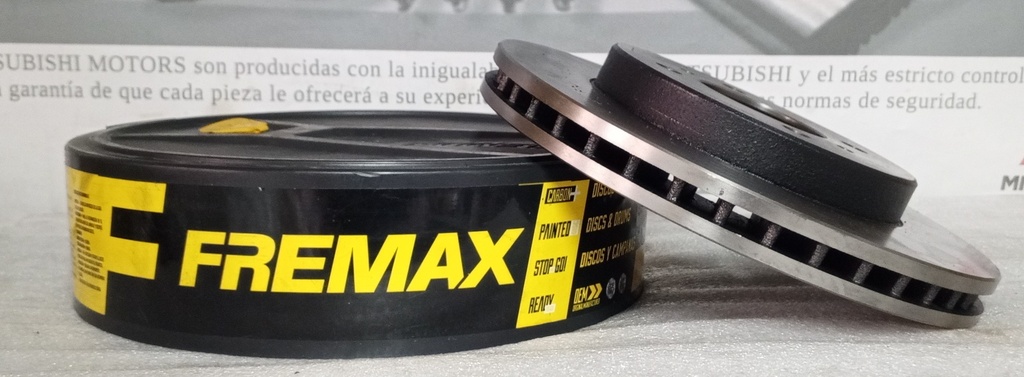 [BD6060] - FREMAX-BR | DISCO FRENO DELANTERO MTSUBISHI LANCER 1600 (D-257mm / Grosor-25mm / DI-63mm / REC-22,4mm) 4 HUECOS