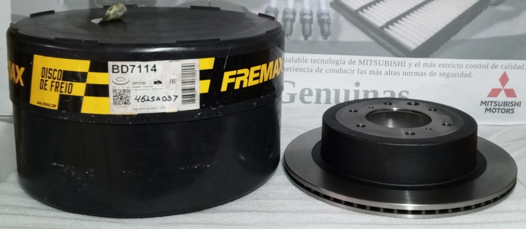 [BD7114] - FREMAX-BR | DISCO FRENOS TRASEROS MITSUBISHI NEW MONTERO V97W / V98W